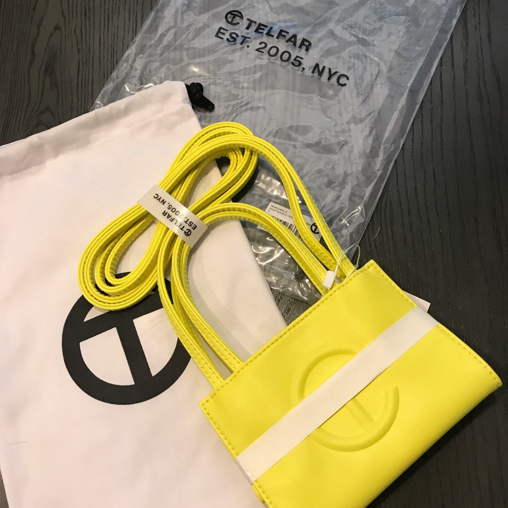 🔥New Telfar Highlighter Yellow Small Bag🔥